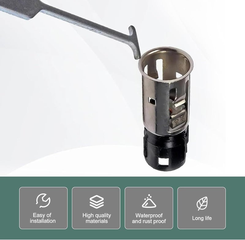 Merdege Car Cigarette Lighter Socket, Cigarette Lighter Splitter, Replacement 25776667 J42059 25774623, Compatible with GM Models (Silver) - Image 3